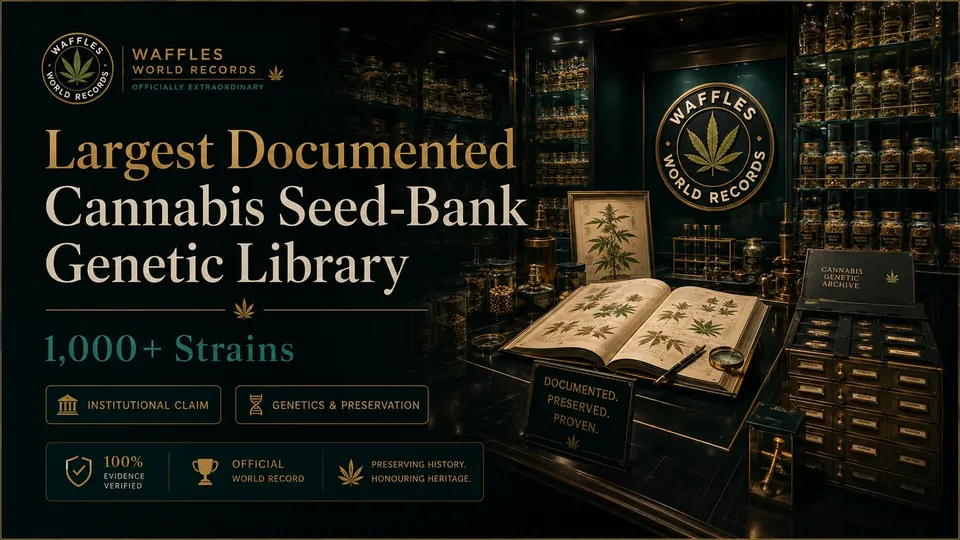 Editorial scene for Largest Documented Cannabis Seed-Bank Genetic Library