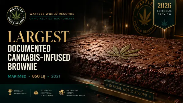 Full editorial preview for Largest Documented Cannabis-Infused Brownie