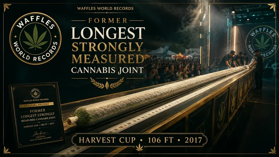 Editorial scene for Former Longest Strongly Measured Cannabis Joint